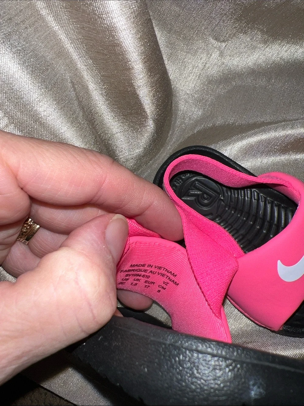 Nike 2 C baby sandals pink